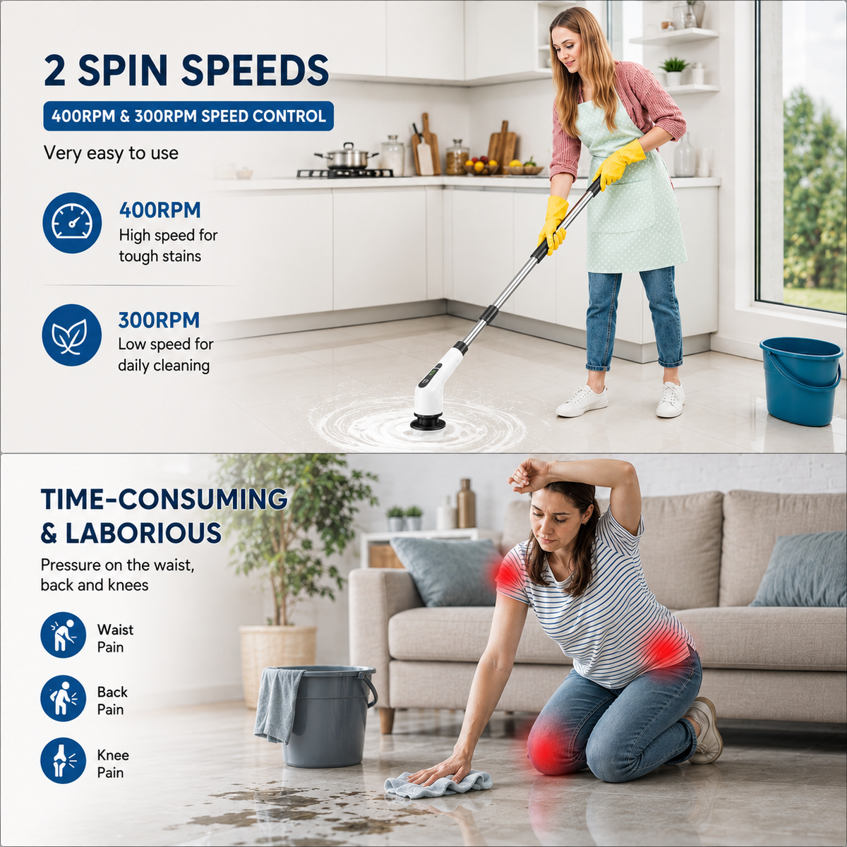 Scrubora™ —  360° Electric Spin Scrubber