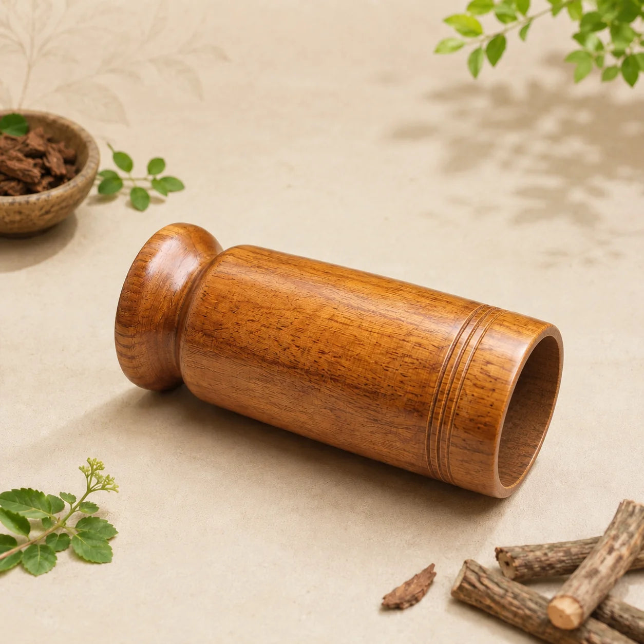 Alura™ Vijaysar Sugar Balance Wood Glass