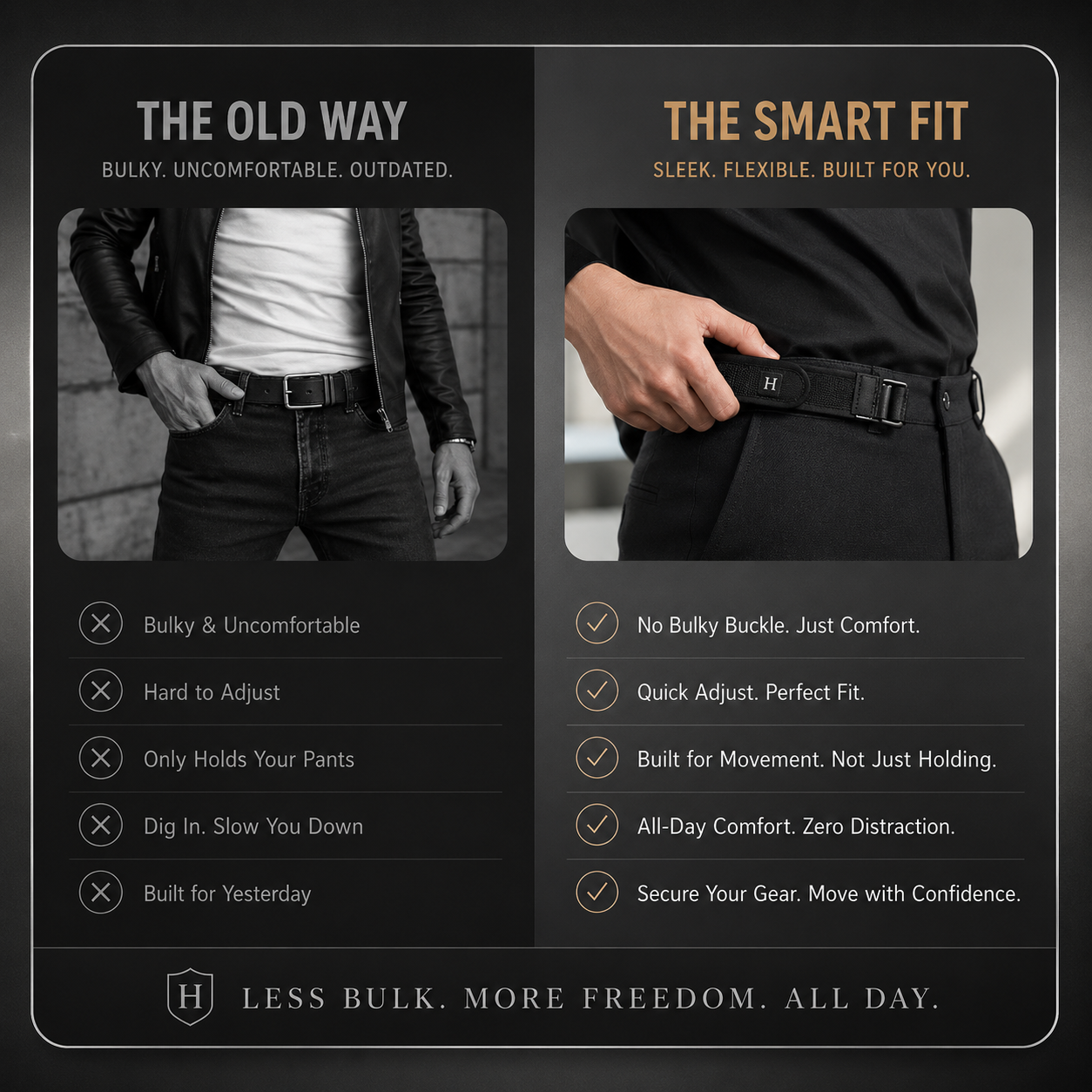 FlexHook™ Tactical Elastic Belt.