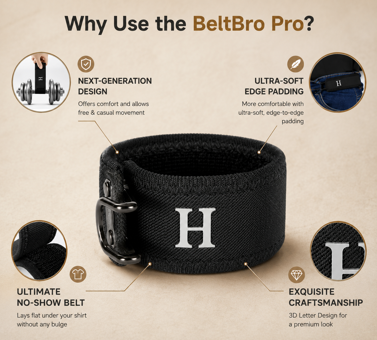 FlexHook™ Tactical Elastic Belt.