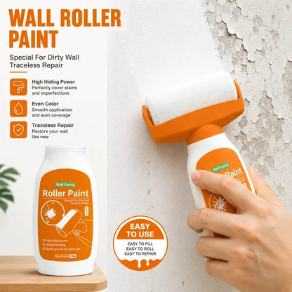 WallFix™ – White Wall Crack Repair & Paint Roller