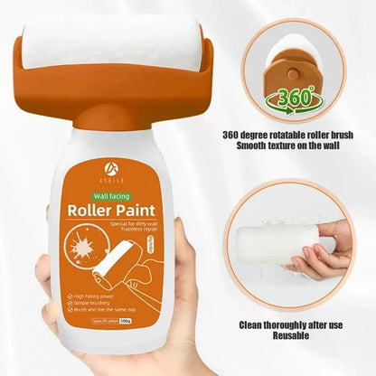 WallFix™ – White Wall Crack Repair & Paint Roller